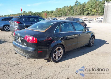 2007 Audi A4 2.0T из США, поврежденный, VIN WAUDF78E47A016020